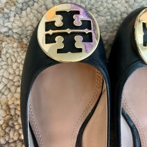 Black Tory Burch Flats